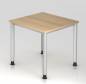 Preview: Schreibtisch Hamburg 80 cm Eiche